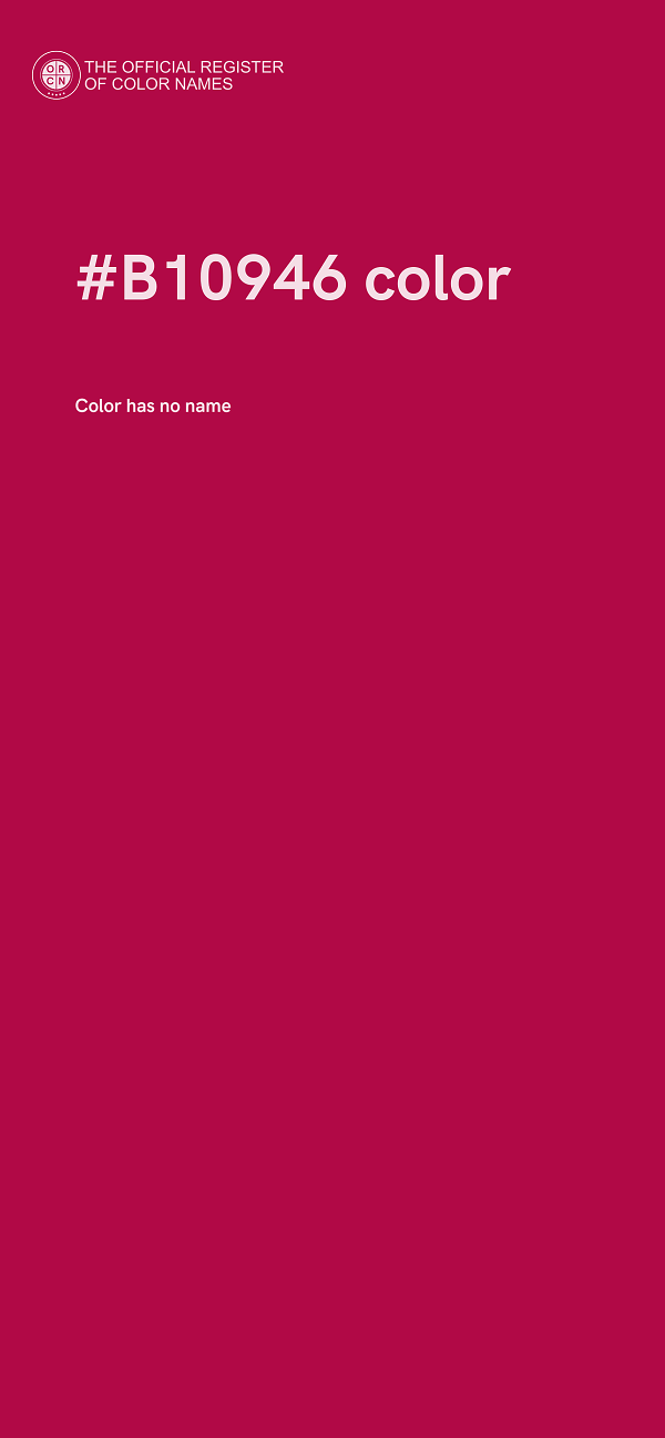 #B10946 color image