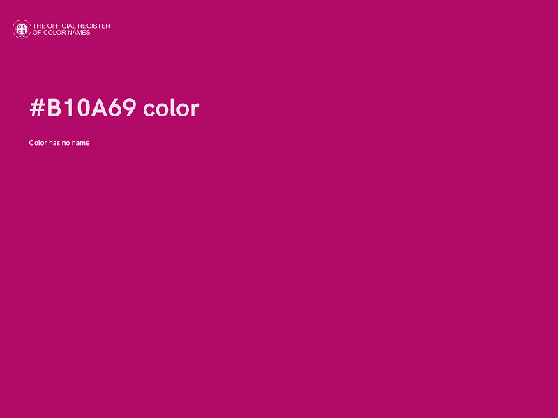 #B10A69 color image