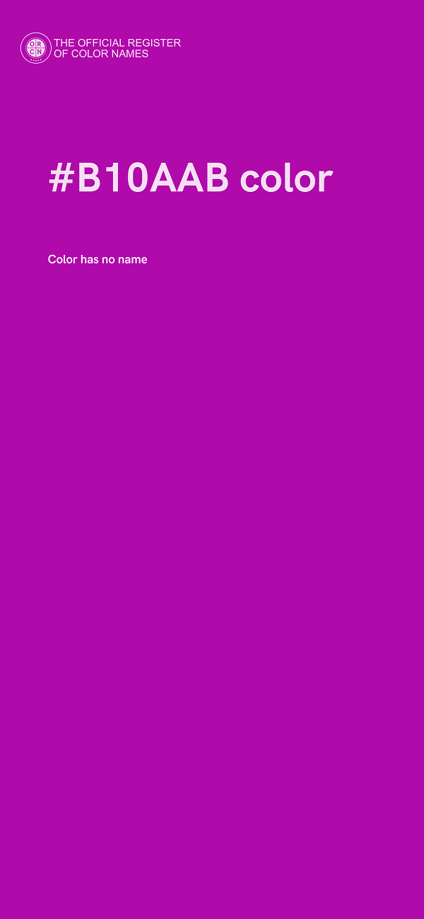 #B10AAB color image