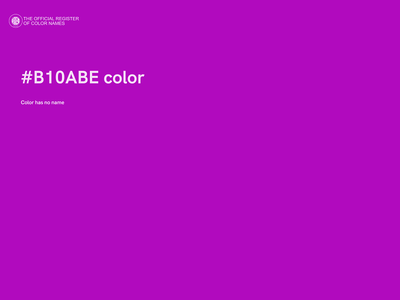 #B10ABE color image