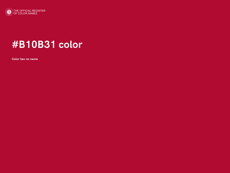 #B10B31 color image
