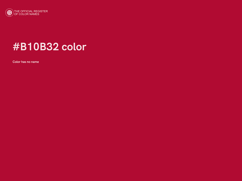 #B10B32 color image