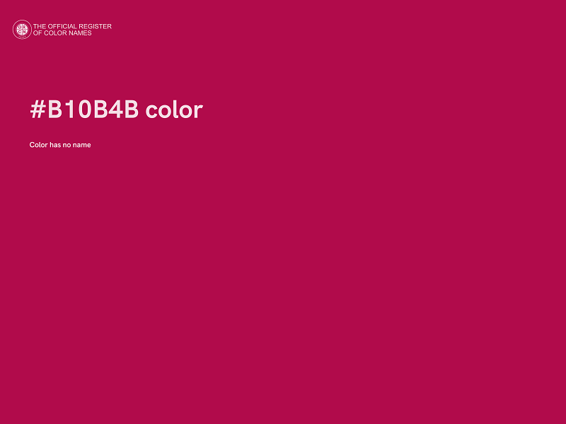 #B10B4B color image