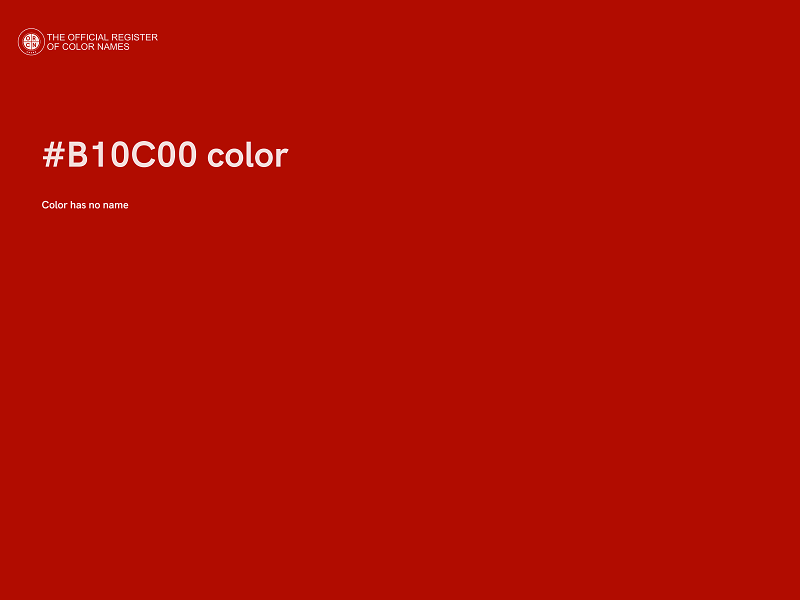 #B10C00 color image