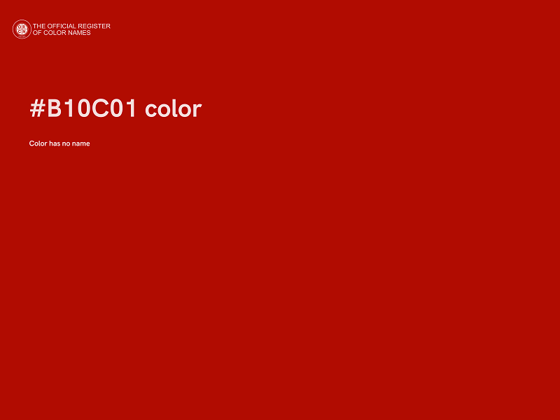 #B10C01 color image