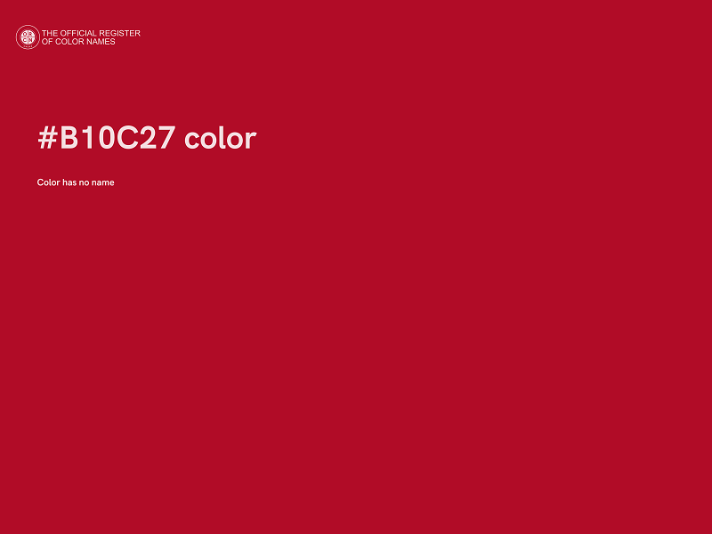 #B10C27 color image