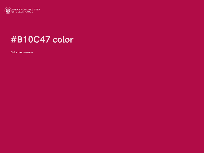 #B10C47 color image