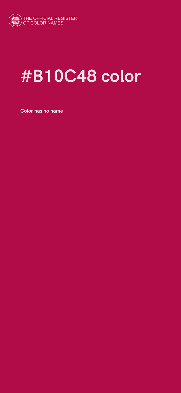 #B10C48 color image