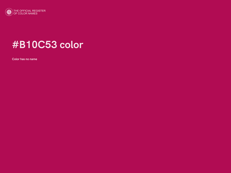 #B10C53 color image