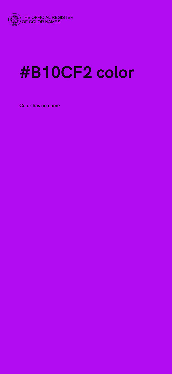 #B10CF2 color image