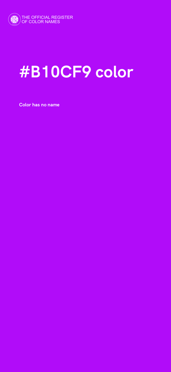 #B10CF9 color image