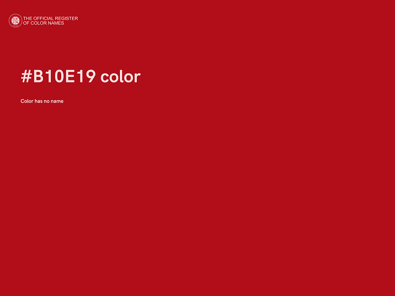 #B10E19 color image