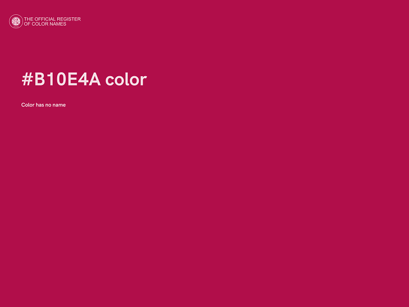 #B10E4A color image