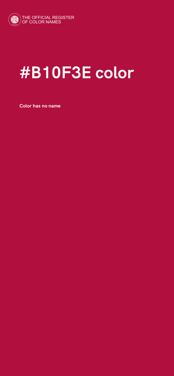 #B10F3E color image