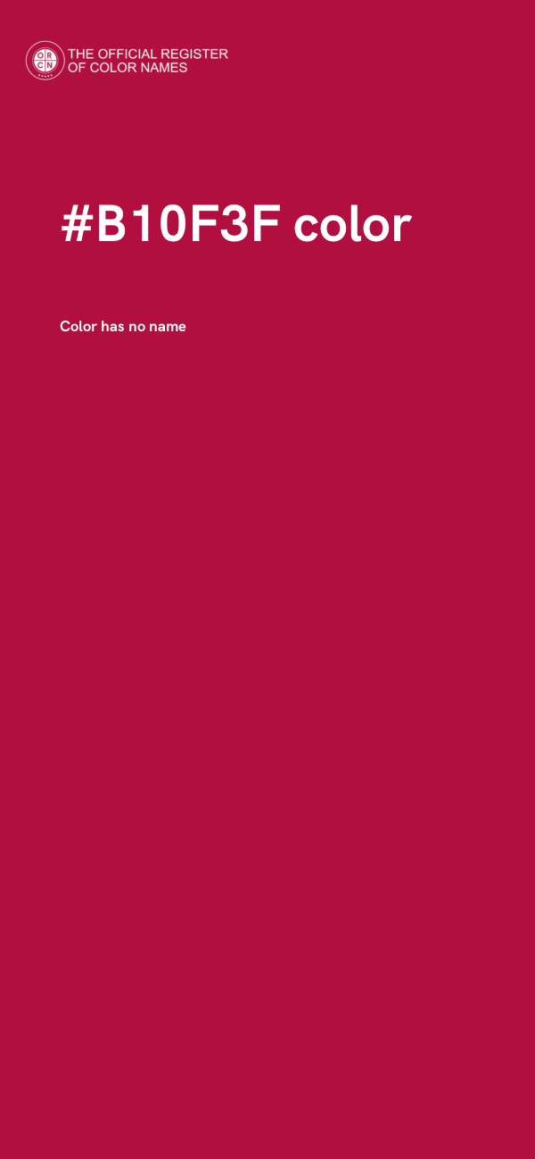 #B10F3F color image
