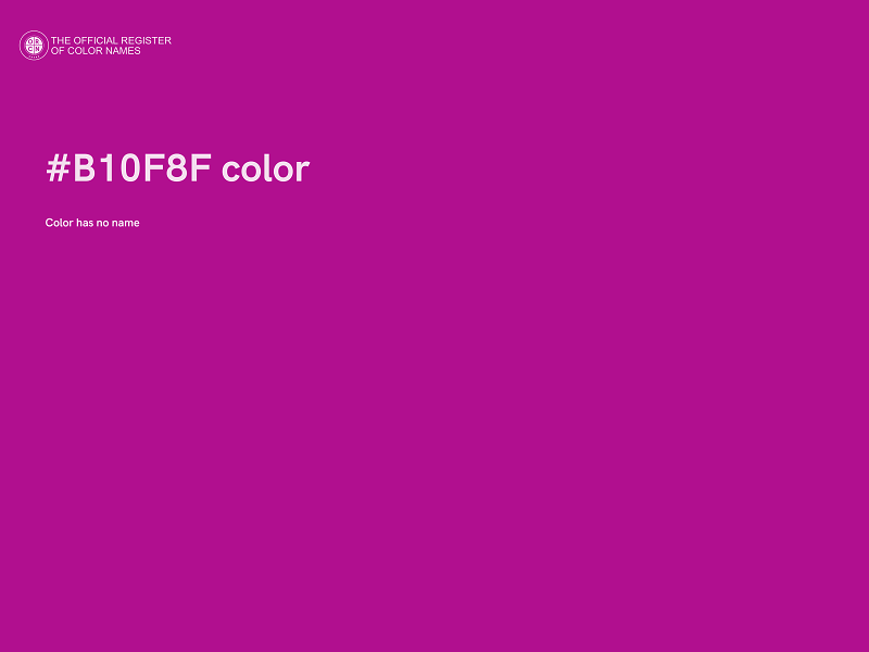 #B10F8F color image