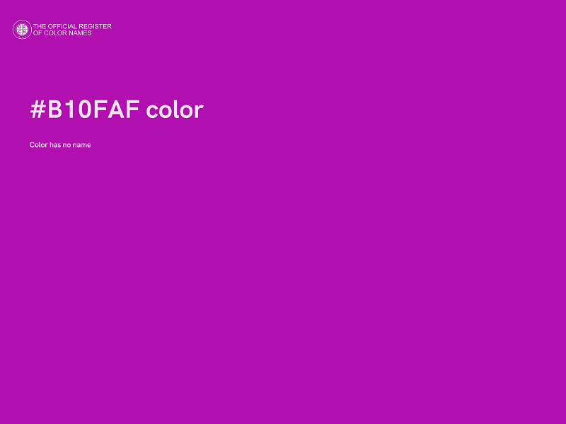 #B10FAF color image