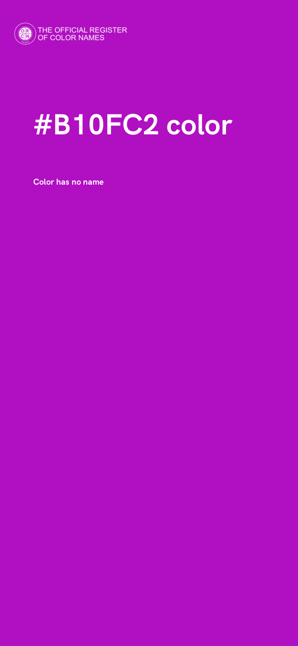 #B10FC2 color image