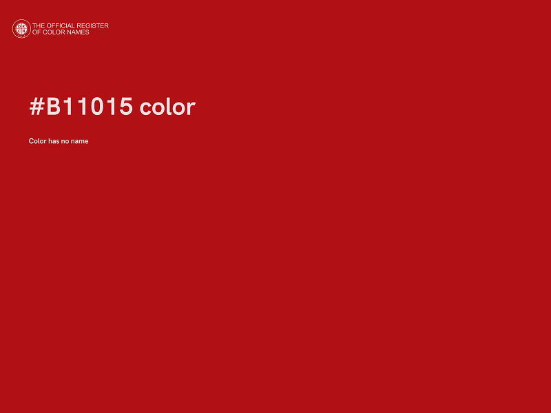 #B11015 color image