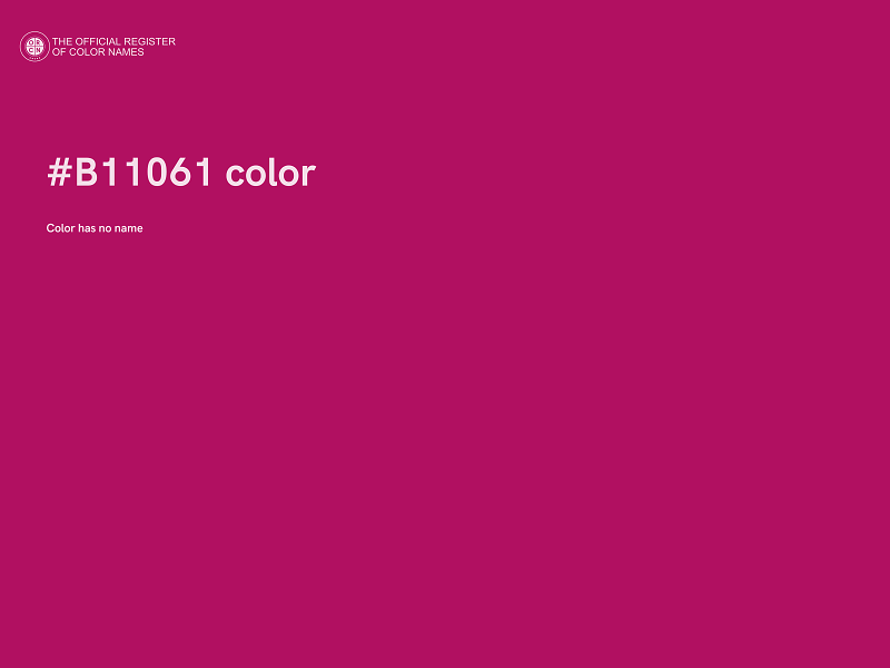 #B11061 color image