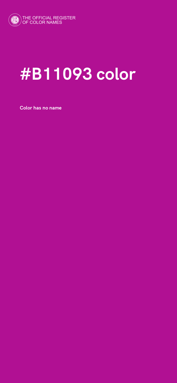 #B11093 color image