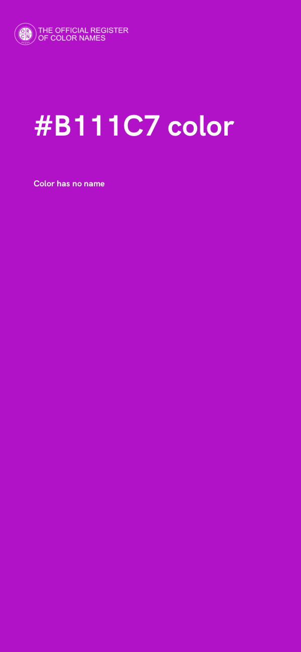 #B111C7 color image