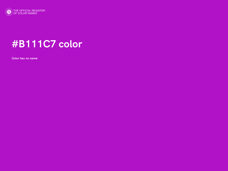 #B111C7 color image