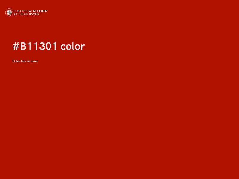 #B11301 color image