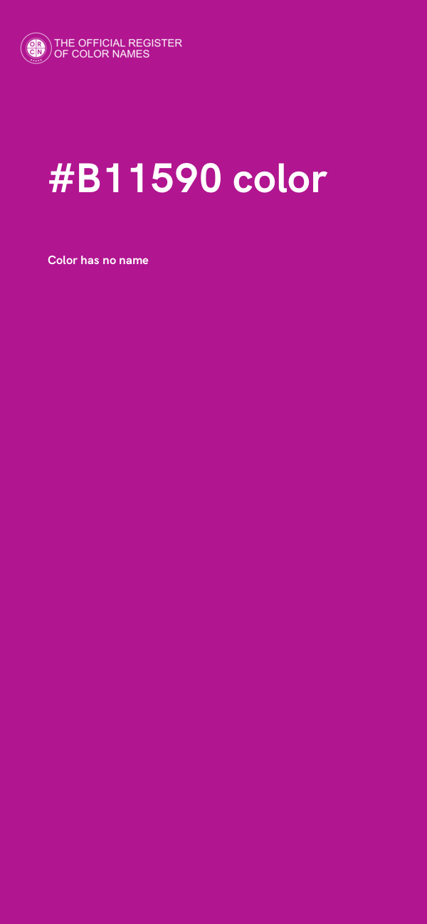 #B11590 color image