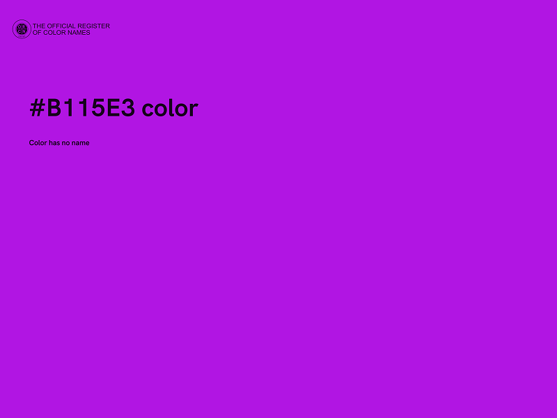 #B115E3 color image