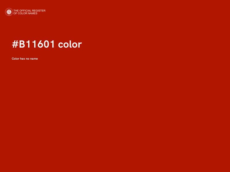 #B11601 color image