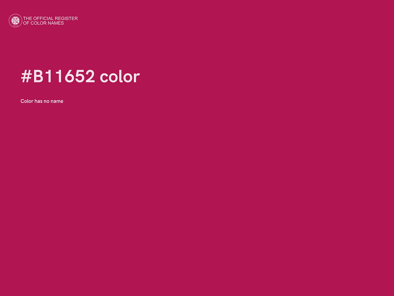 #B11652 color image