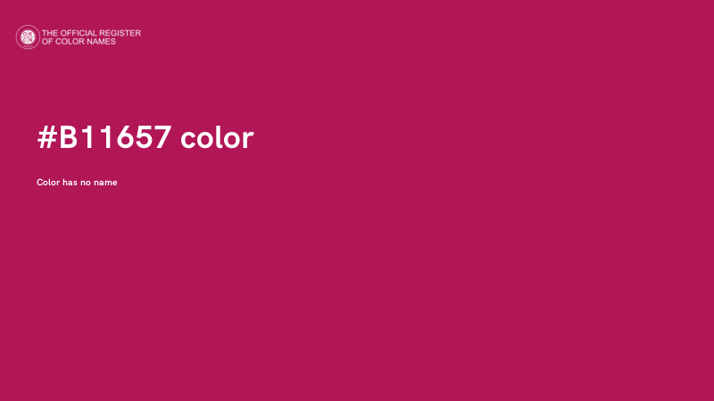 #B11657 color image