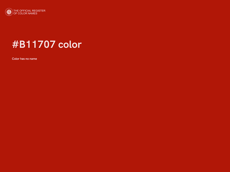 #B11707 color image