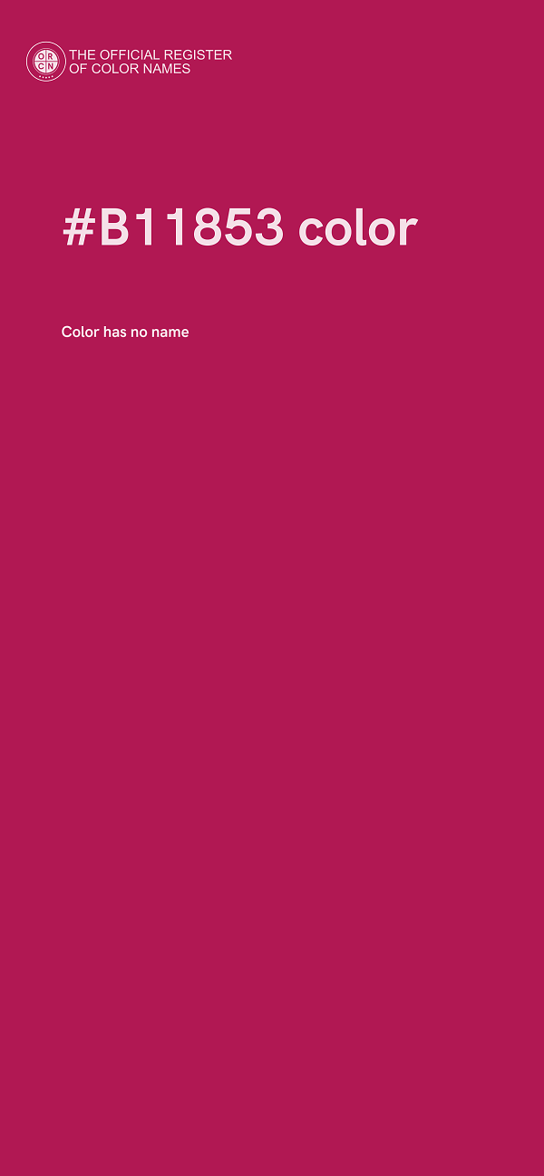 #B11853 color image