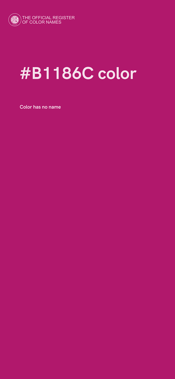 #B1186C color image