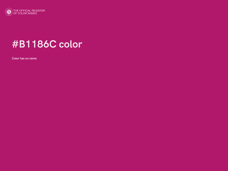 #B1186C color image
