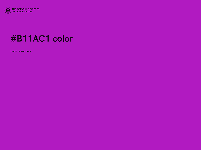 #B11AC1 color image