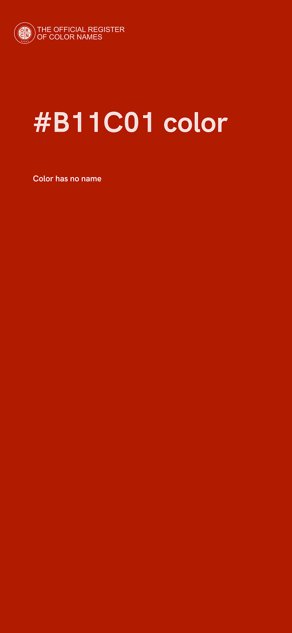 #B11C01 color image
