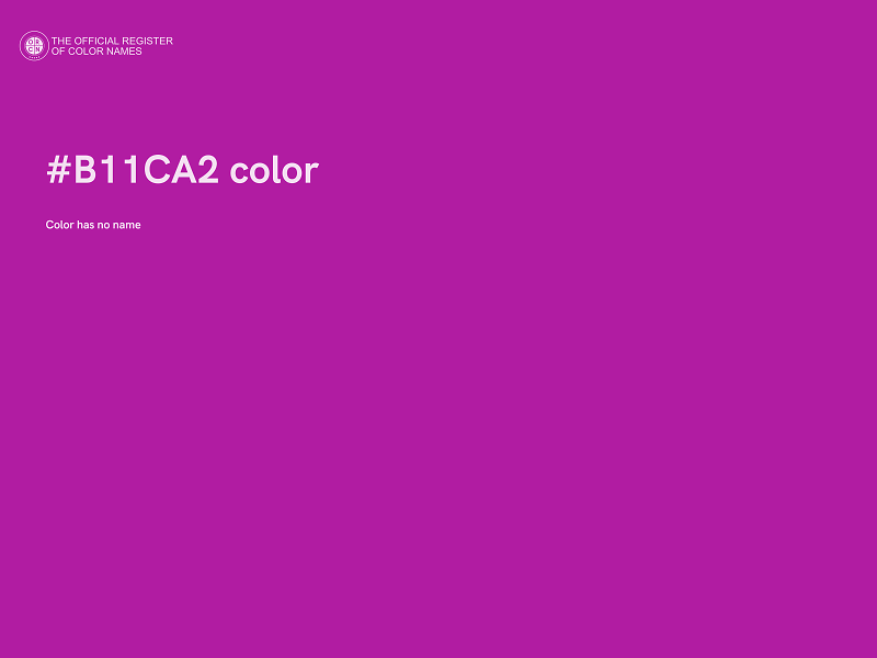 #B11CA2 color image