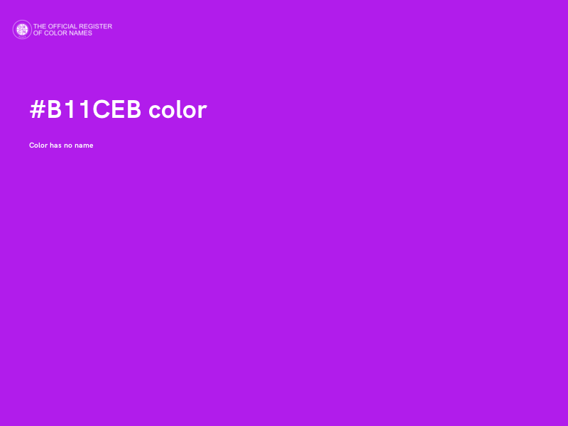 #B11CEB color image
