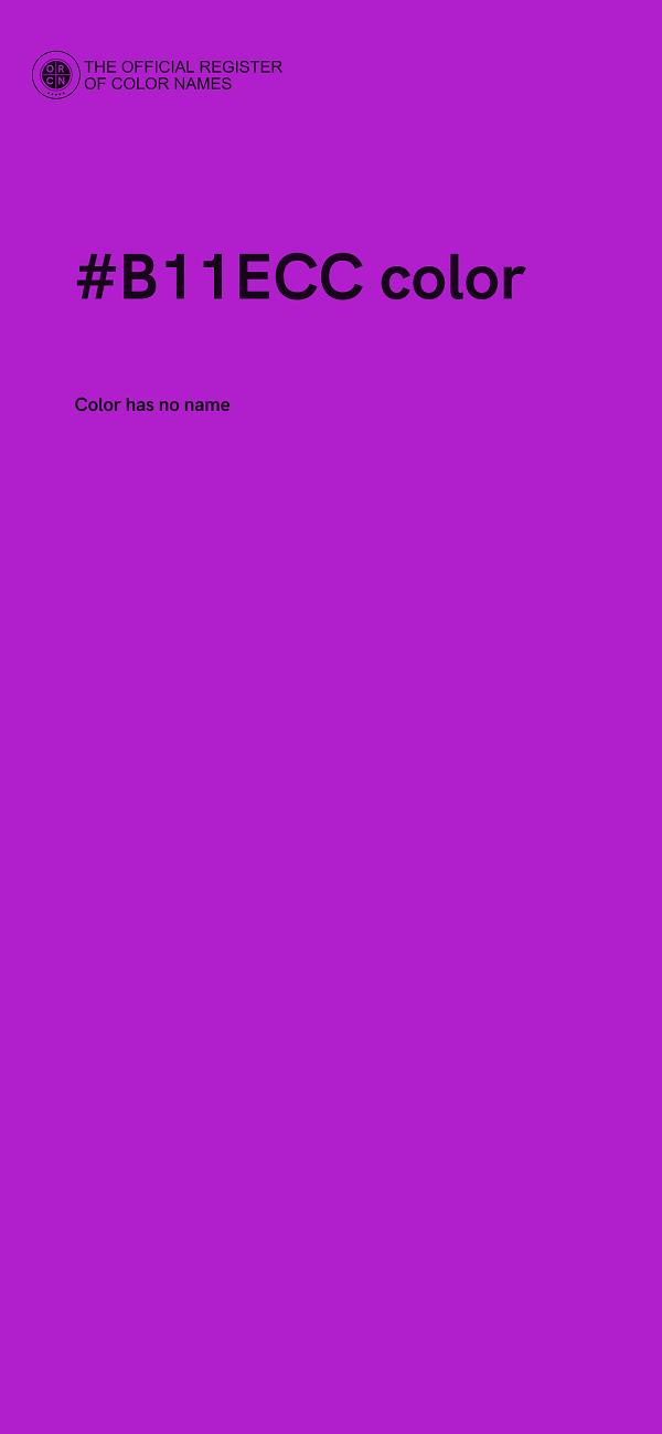 #B11ECC color image