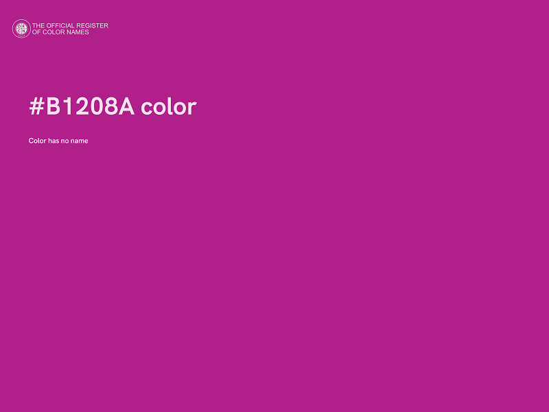 #B1208A color image