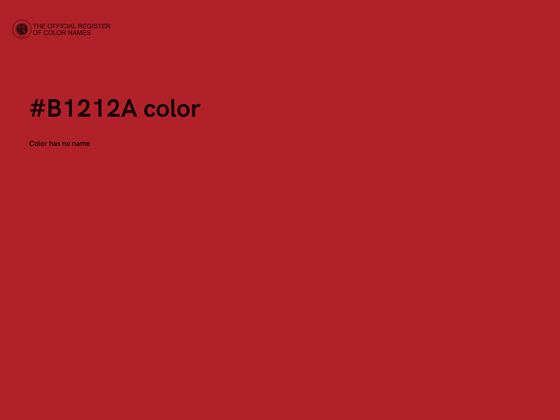 #B1212A color image