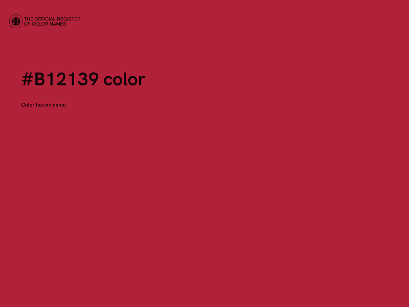 #B12139 color image