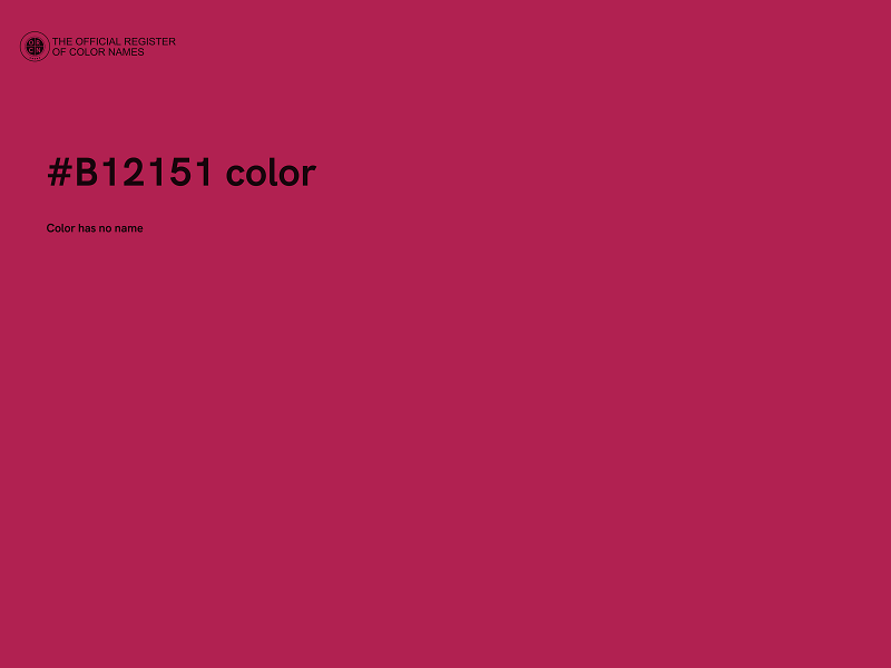 #B12151 color image