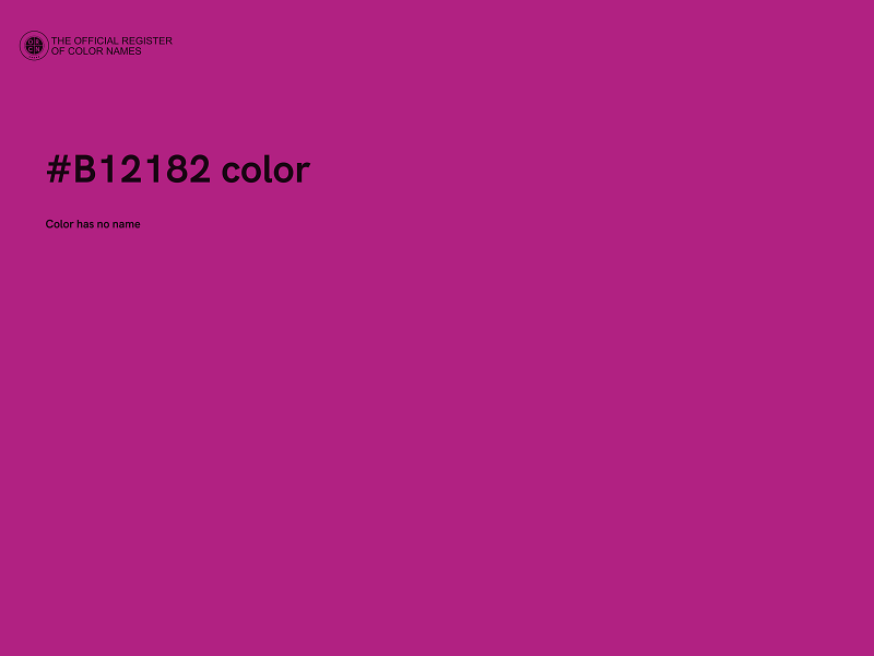 #B12182 color image