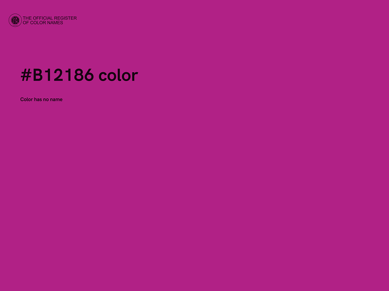 #B12186 color image