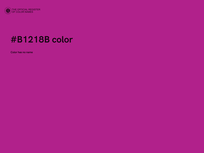 #B1218B color image