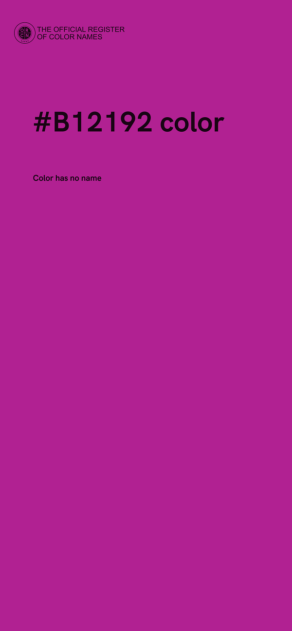 #B12192 color image